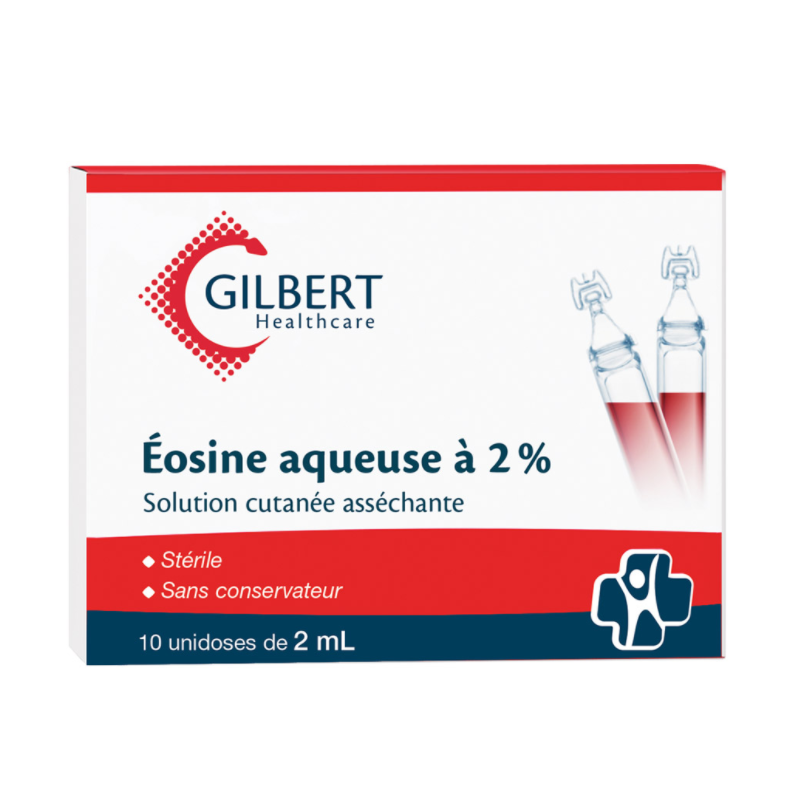 EOSINE AQUEUSE  2% UNIDOSES 10X 2ML