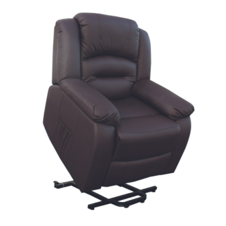 Fauteuil releveur massant chauffant marron