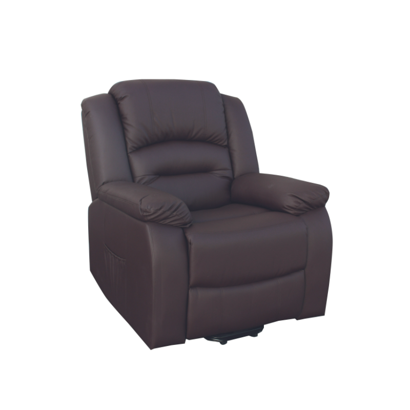 Fauteuil releveur massant chauffant marron