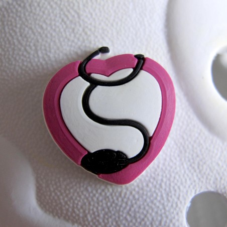 PIN'ZZ SCHU'ZZ COEUR ET STETHOSCOPE