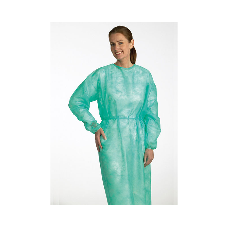 Blouse visiteur Eco Polypro 20G Bleu sachet de 10