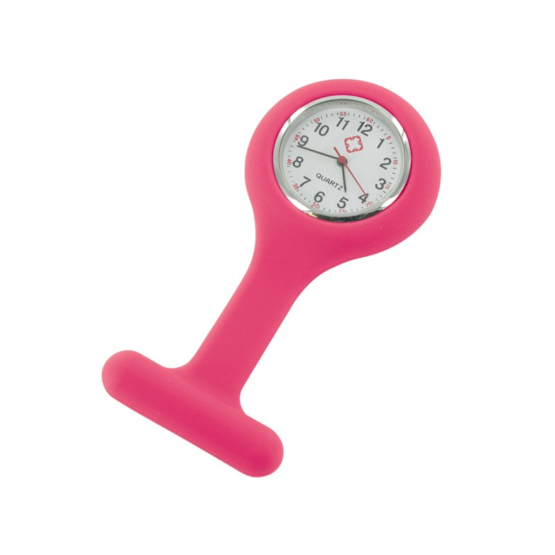 Montre en silicone fuchsia