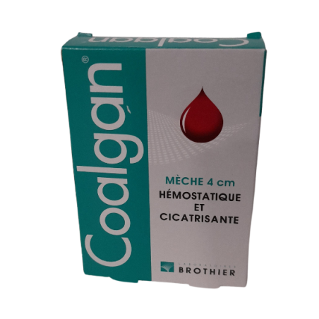 Coalgan tampon hémostatique boîte de 5